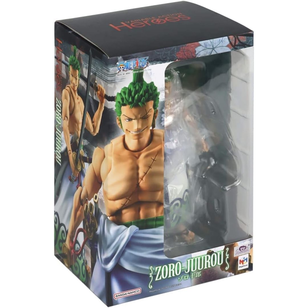 Figure Zoro Juro VAH One Piece Wano Arc Posable Resmi dari Megahouse (XRS)