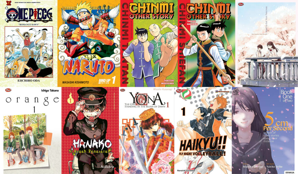 TITIP JEPANG - 10 KOMIK GRAMEDIA YANG UPGRADE KE BOOKPAPER