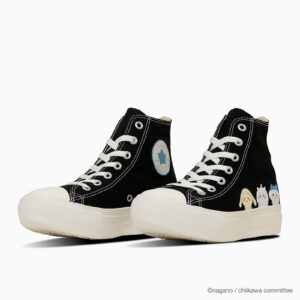 CONVERSE ALL STAR LIGHT PLTS PT HI / CHIIKAWA Black (RD-JP25) CONVERSE ALL STAR LIGHT PLTS PT HI / CHIIKAWA Black (RD-JP25)