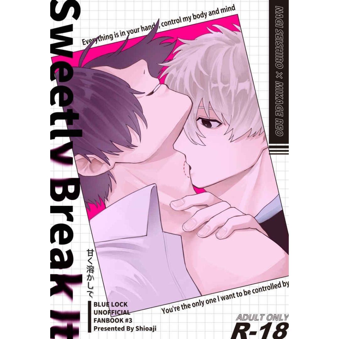 Doujinshi Blue Lock Sweetly Break It: Kisah Nagi x Reo (A5 36p) Doujinshi Blue Lock Sweetly Break It: Kisah Nagi x Reo (A5 36p)