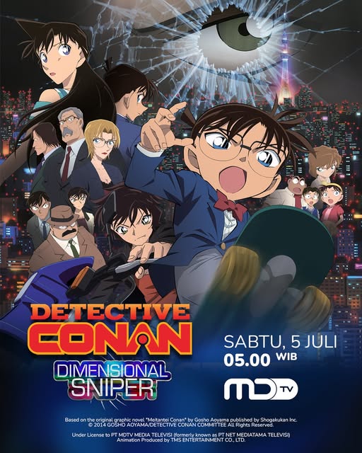 BLOG-Detective Conan Dimensional Sniper tayang di MDTV