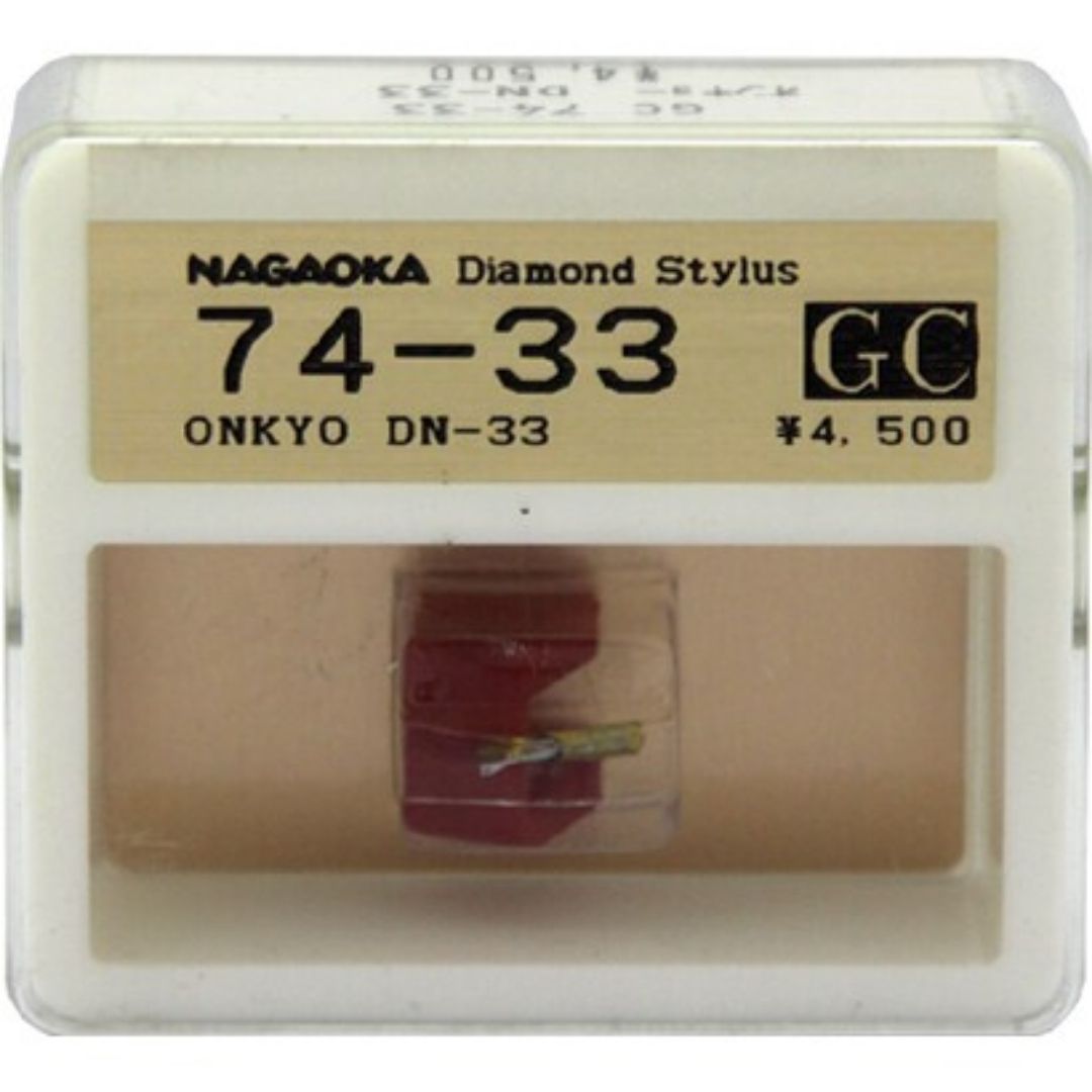 Nagaoka Diamond Stylus GC74-33 Jarum Pengganti Onkyo DN-33 OC-33M