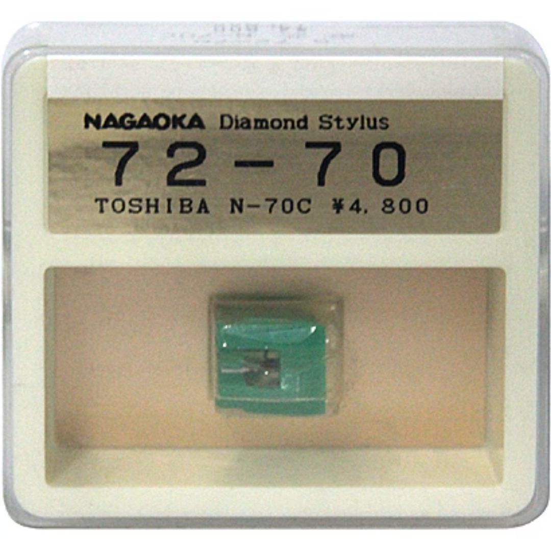 Nagaoka Diamond Stylus G72-70 Jarum Pengganti Toshiba N-70C C-70M