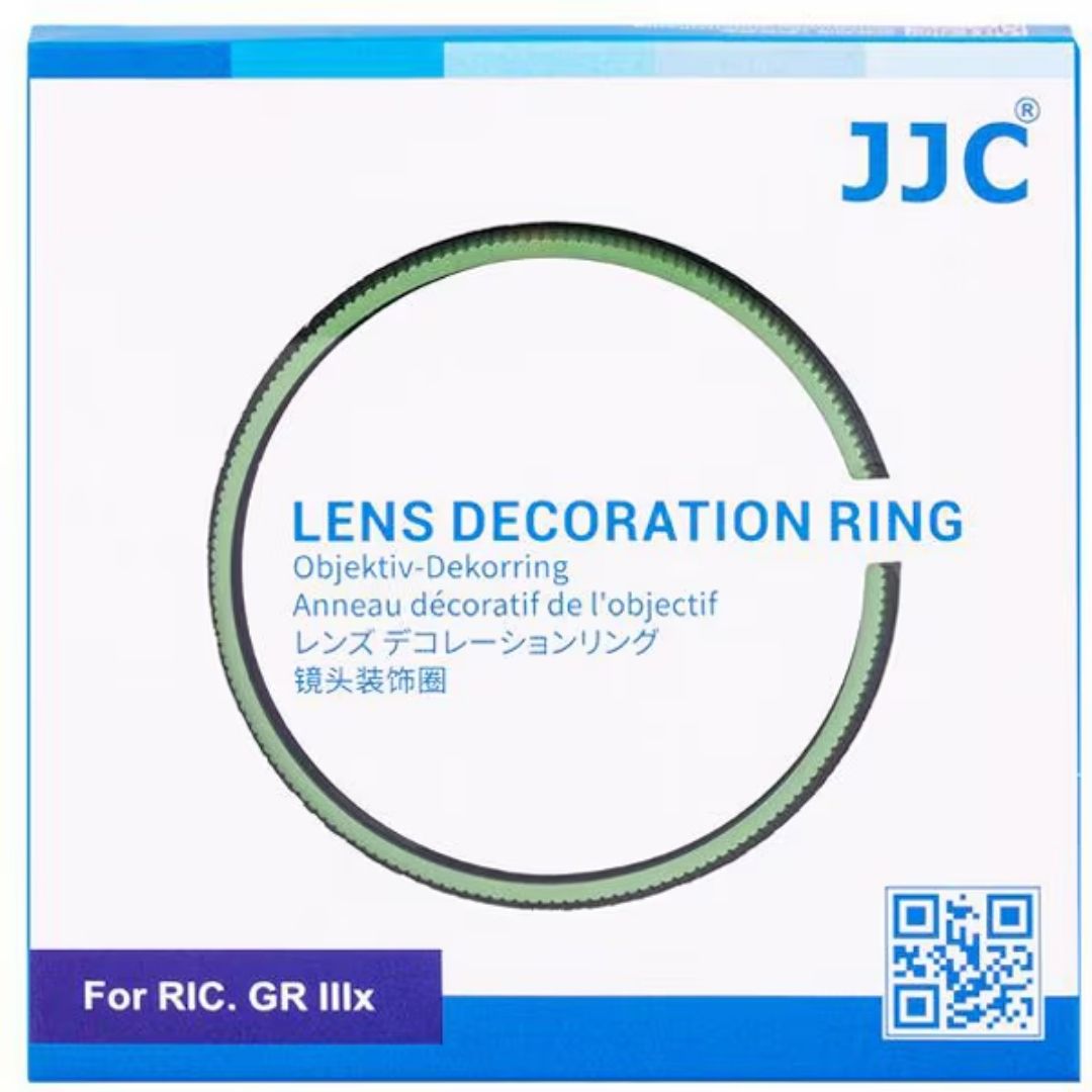 JJC GR IIIX Decoration Ring Green Kamera Ricoh GR IIIX JJC GR IIIX Decoration Ring Green Kamera Ricoh GR IIIX