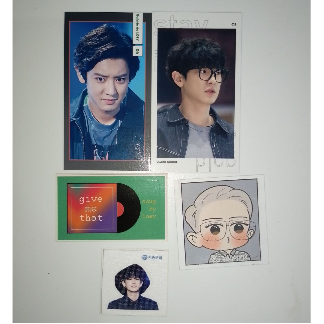 (READY STOCK) Photocard Galerie de LOEY + Bonus Stiker - Official EXO Chanyeol Merchandise (EXO-L Collector Item)