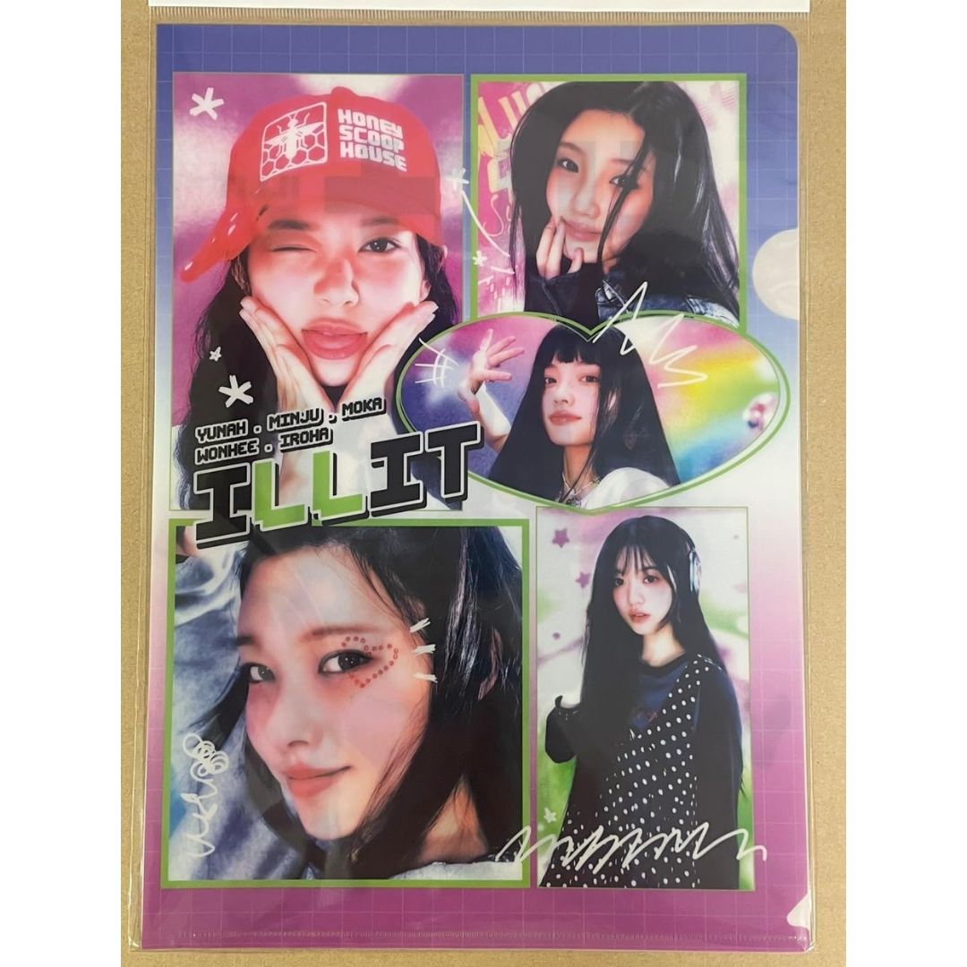ILLIT A4 Clear File: Arsip Gaya untuk LILLY!