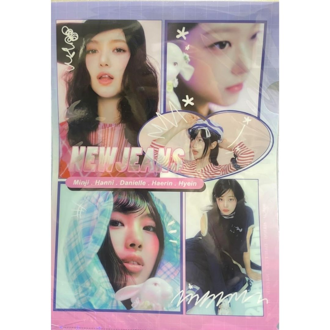 NewJeans A4 Clear File: Arsip Gaya untuk Bunnies!