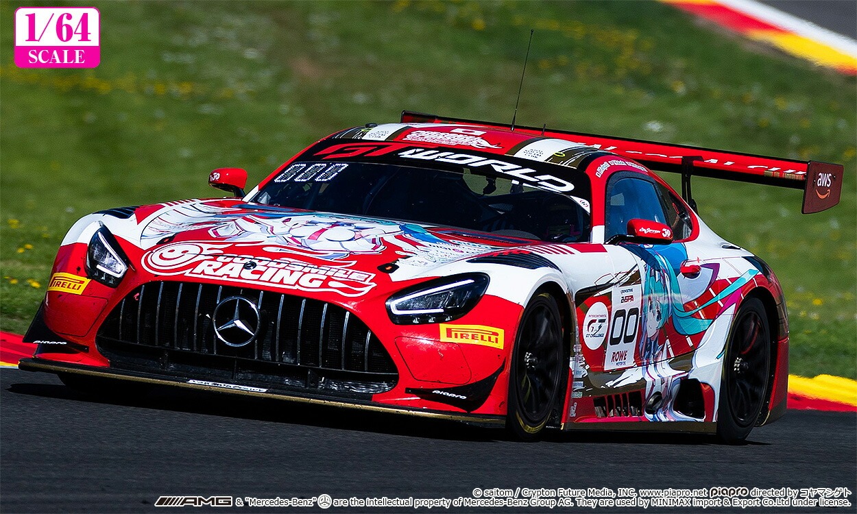 1/64 Hatsune Miku GT Project Good Smile Hatsune Miku AMG 2025 SPA24H Ver. 1/64 Hatsune Miku GT Project Good Smile Hatsune Miku AMG 2025 SPA24H Ver.