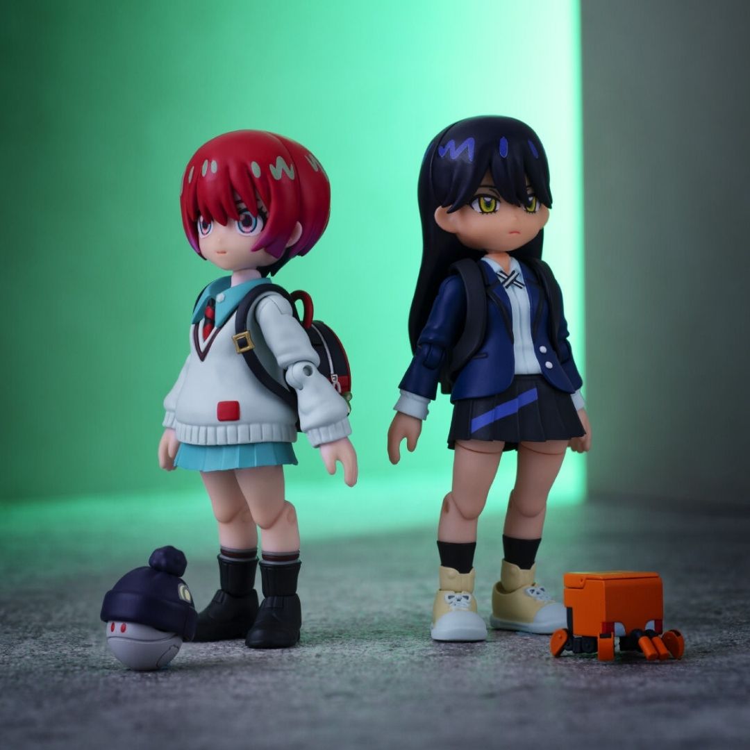 Link Travelers Gundam GQuuuuuX Machu dan Nyaan Set Premium Bandai