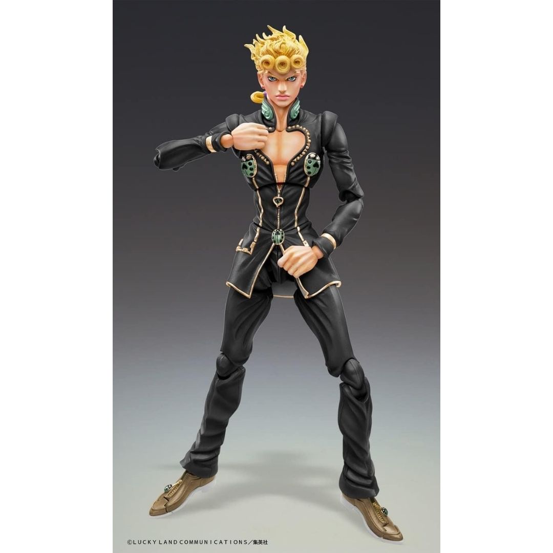 Medicos Super Action Statue Giorno Giovanna Black Ver. JoJo Part 5 Asli