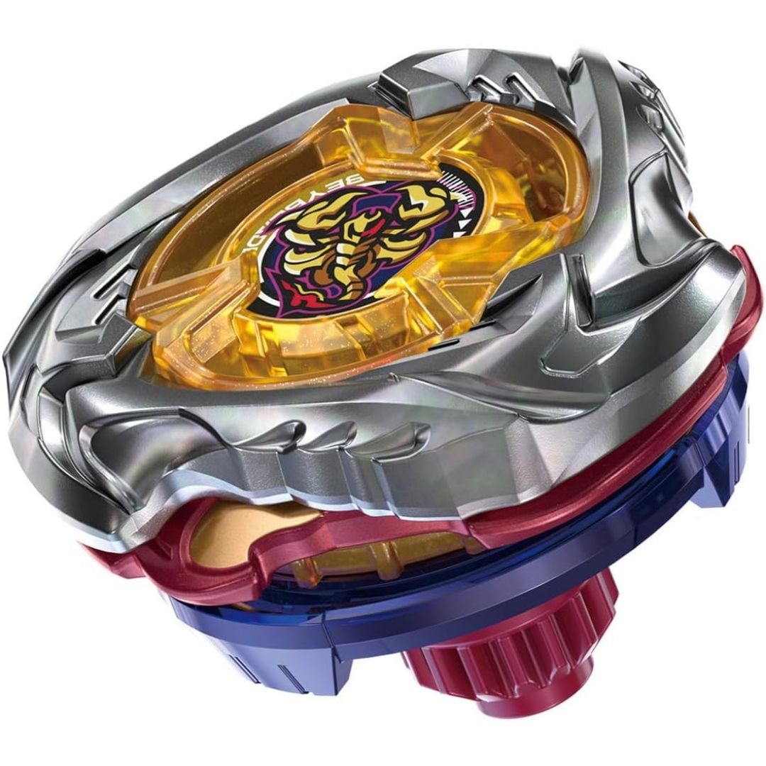 BEYBLADE X UX-14 Scorpio Spear 0-70Z Starter dengan Launcher Resmi (TAKARA TOMY)