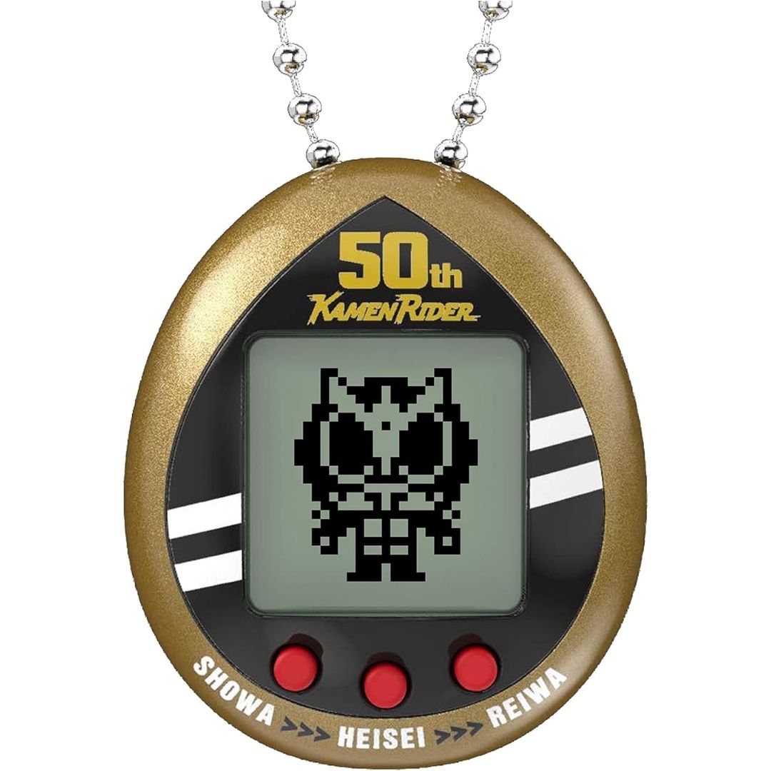 Tamagotchi Kamen Rider 50th Anniversary Legacy Gold Versi Edisi Khusus