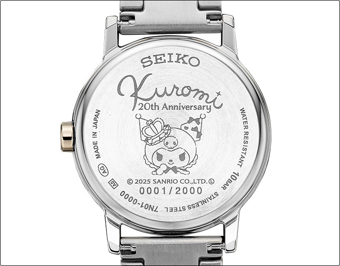 Seiko x Kuromi 20th Anniversary Collaboration Watch Seiko x Kuromi 20th Anniversary Collaboration Watch