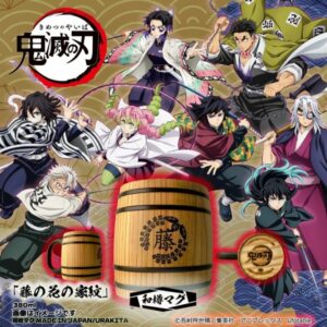 Gelas Demon Slayer 380ml – Japanese Barrel Mug Wisteria Crest Premium Gelas Demon Slayer 380ml – Japanese Barrel Mug Wisteria Crest Premium