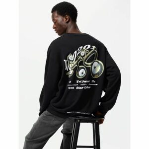 Uniqlo Pokémon UT Sweatshirt Hitam 2025 – Koleksi Eksklusif untuk Fans Pokémon