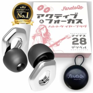 FaretoQe Earplungs untuk Fokus & Perlindungan Suara Maksimal di Segala Situasi