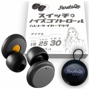 Earplungs FaretoQe – Earplug Medis 3 Level Redam Bising untuk Tidur & Fokus Nyaman