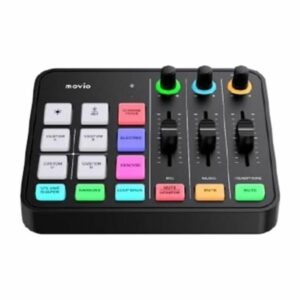 USB Audio Mixer Nagaoka M-SMIX1 – Kontrol Suara Praktis & Gaya RGB Canggih