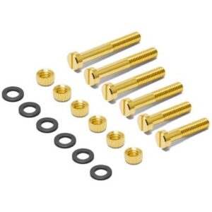 Oyaide Record Cartridge Mounting Screws, Nuts, and Washers Set SCR-L RD-JP25