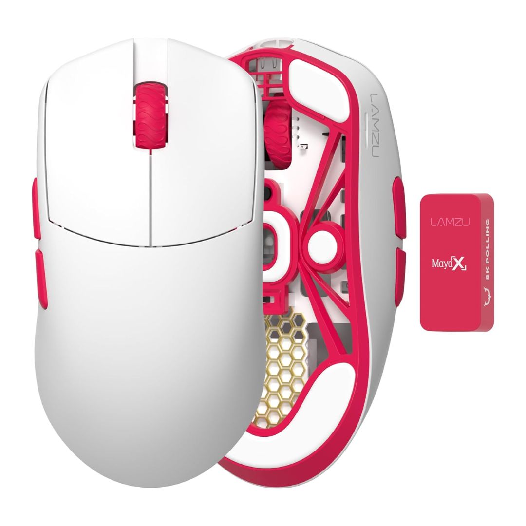 Gaming Mouse LAMZU x REJECT Maya – Wireless Ringan, Presisi Maksimal, Dongle 8K