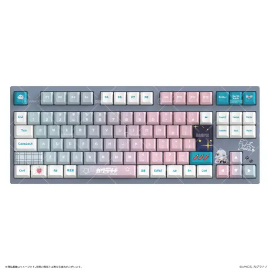 AMICIS 80HE Gaming Keyboard Kagura Nana Edition