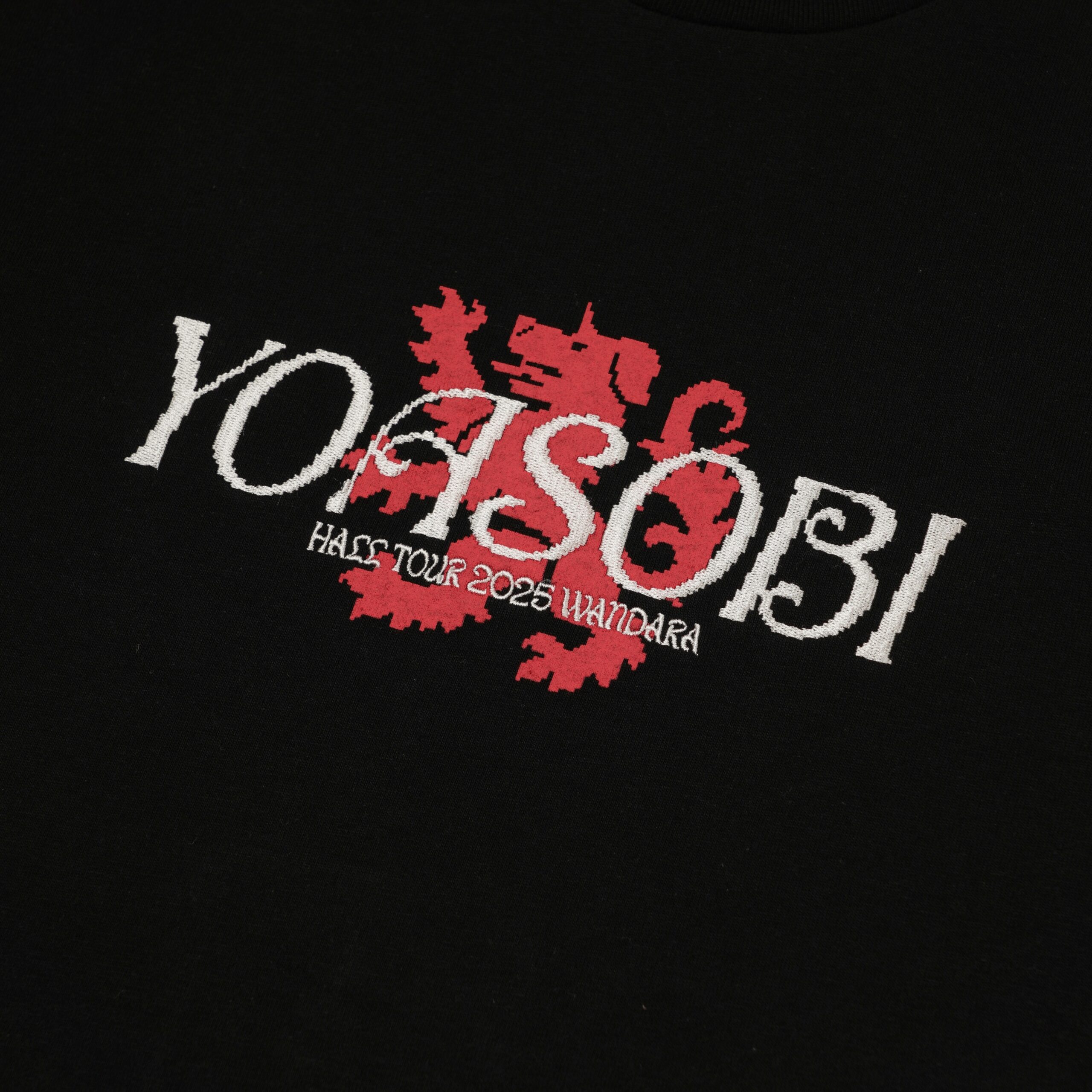 YOASOBI - WANDARA Logo T-shirt BLACK (PO-25)