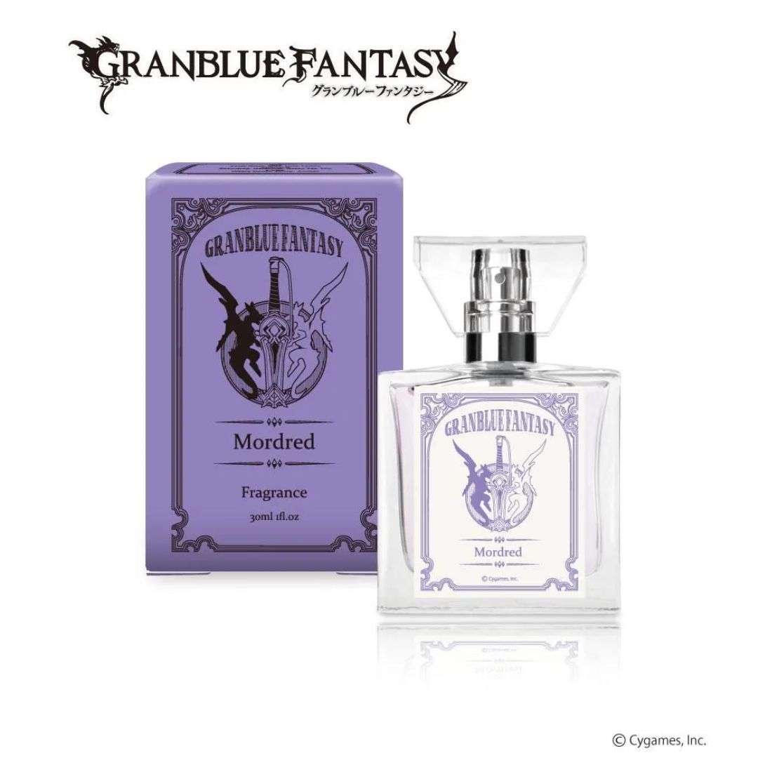 parfum Granblue Fantasy Mordred original dari Jepang dengan bonus stiker edisi terbatas