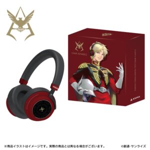 HEADPHONES Over-Ear Headphones Onkyo X Mobile Suit Gundam ANIMA AOW03 Char Aznable Collaboration Model