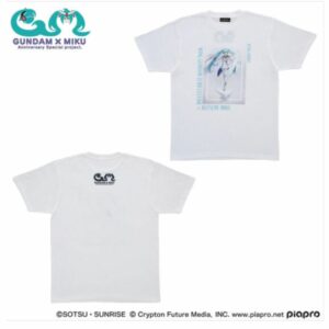 Gundam 45th Anniversary x Hatsune Miku T-Shirt Wing Gundam Zero EW Limited Edition