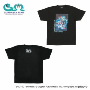 Gundam 45th Anniversary Hatsune Miku T-Shirt Aile Strike Gundam – Limited Edition 2025