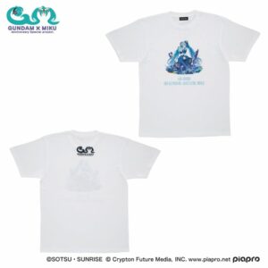 Gundam 45th Anniversary x Hatsune Miku T-Shirt 00 Gundam – Kaos Kolaborasi Eksklusif 2025