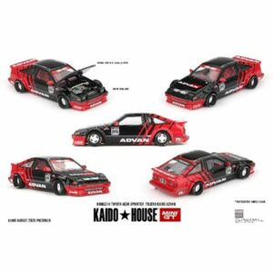 MINI-GT 1/64 Toyota AE86 Sprinter Trueno Kaido ADVAN – Diecast Koleksi Premium