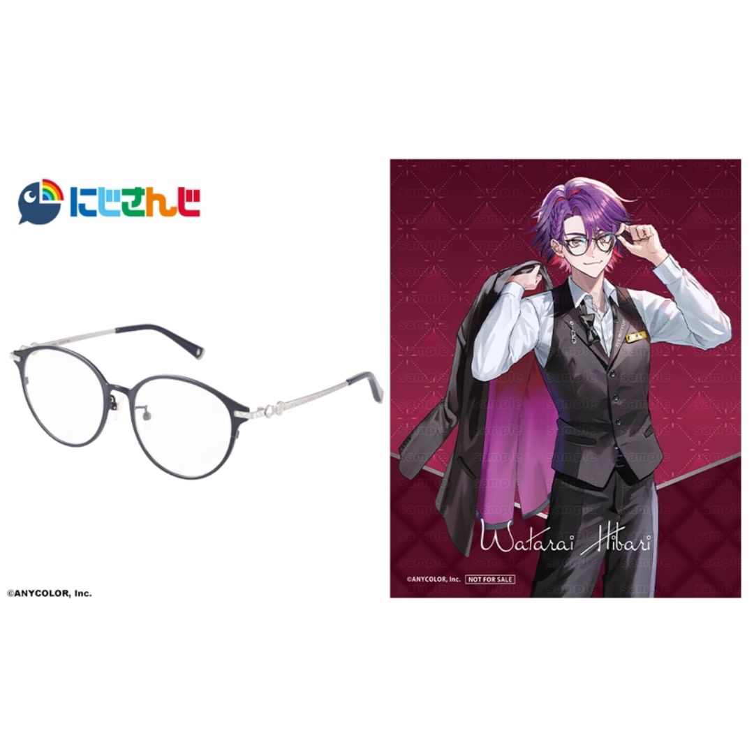 Nijisanji VOLTACTION Hibari Watarai Glasses Frame Eksklusif – Koleksi Premium