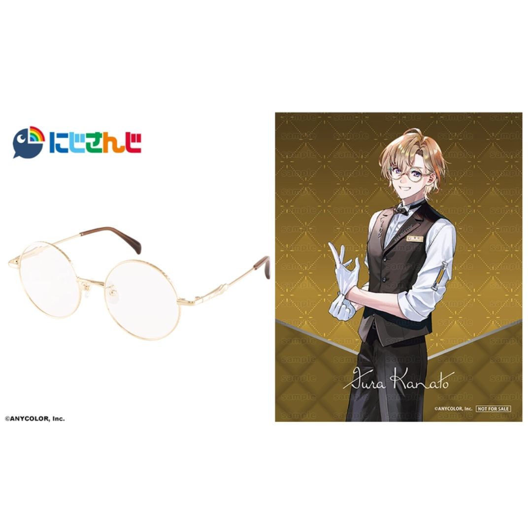 Nijisanji VOLTACTION Fura Kanato Model Glasses Set (Frame Only)