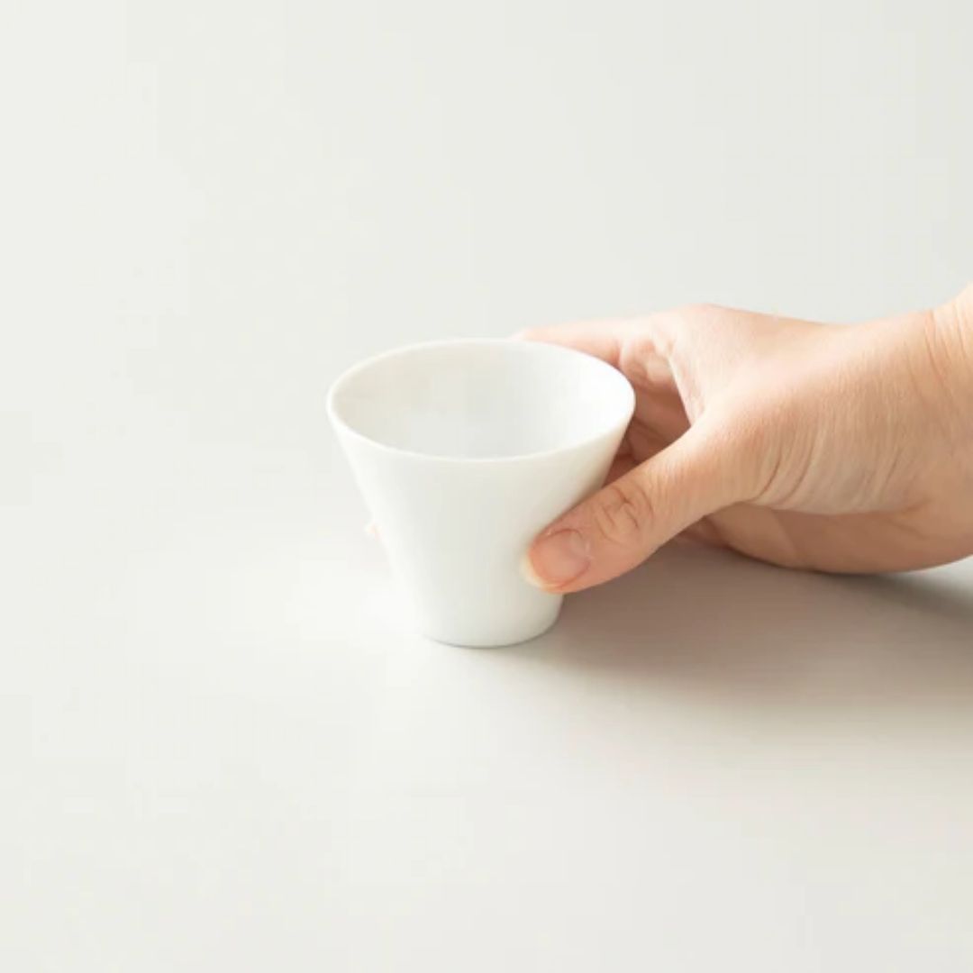 ORIGAMI Sensory Espresso Cup Narrow White