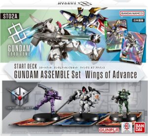 BANDAI ST02A Gundam Card Game Start Deck Gundam Assembly Set Wings of Advance