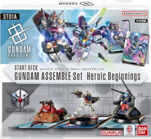 Bandai ST01A Gundam Card Game Starting Deck Gundam Assembly Set Heroic Beginnings Bandai ST01A Gundam Card Game Starting Deck Gundam Assembly Set Heroic Beginnings