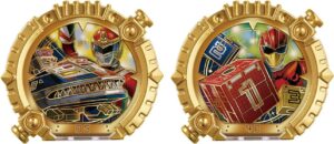BANDAI No. 1 Sentai Gozyuger DX Sentai ring Set Sun Vulcan & Zyuoger BANDAI No. 1 Sentai Gozyuger DX Sentai ring Set Sun Vulcan & Zyuoger