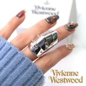 Vivienne Westwood Silver Armor Ring Size 14