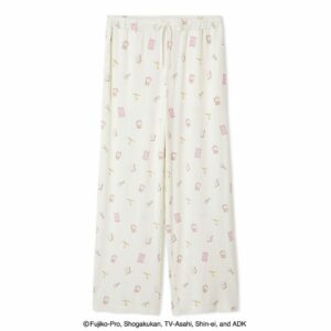 Gelato Pique Doraemon Pants – All-over Print Stylish & Nyaman Pria (Blue / Off White)