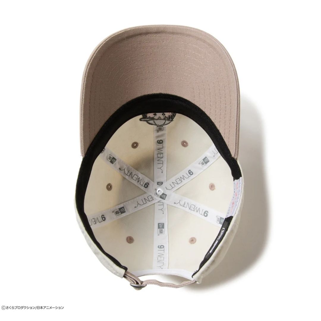 Topi New Era Kids 9TWENTY Chibi Maruko-chan Ivory Ash Brown (52 - 55.8cm)