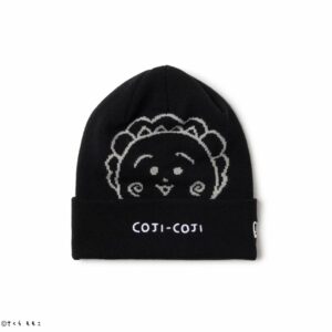 Topi New Era Basic Cuff Knit Coji-Coji Jacquard Black