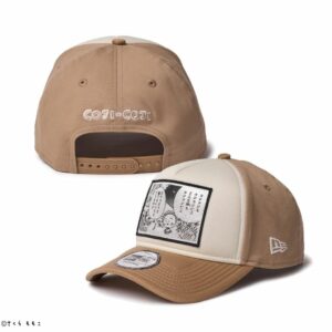 Topi New Era 9FORTY A-Frame COJI-COJI Chrome White/Camel – Size: 56.8 - 60.6cm