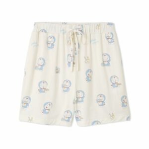 Gelato Pique Doraemon Shorts Unisex – Good Morning Good Night Edition (Off-white / Charcoal Gray) Gelato Pique Doraemon Shorts Unisex – Good Morning Good Night Edition (Off-white / Charcoal Gray)
