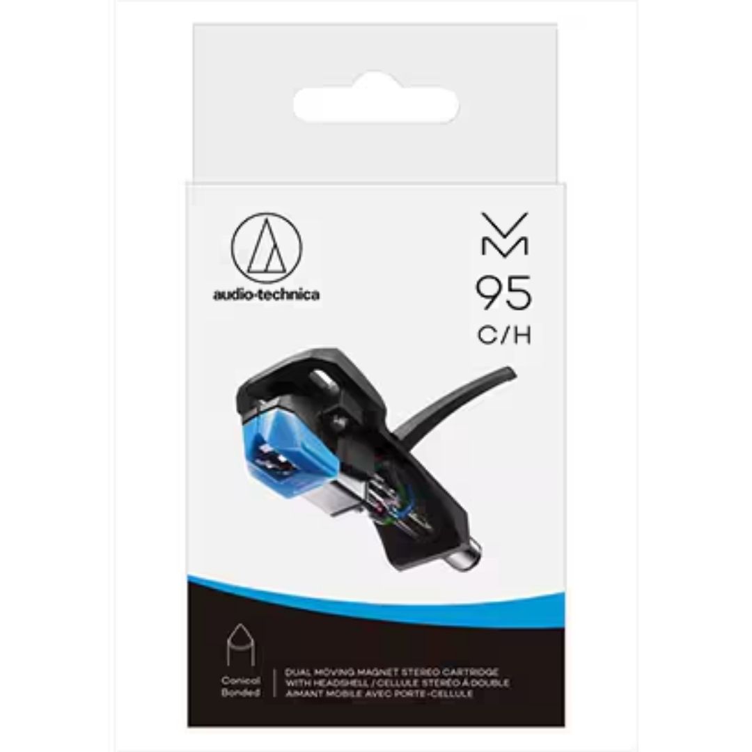 Audio Technica AT-VM95C/H VM Stereo Cartridge with Headshell