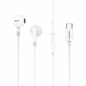Earphone Nagaoka Hands Free USB Type-C dengan Mic – Suara Jernih & Nyaman