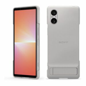 Sony Xperia 5 V Style Cover with Stand XQZ-CBDE – Casing Resmi Slim & Premium Waterproof