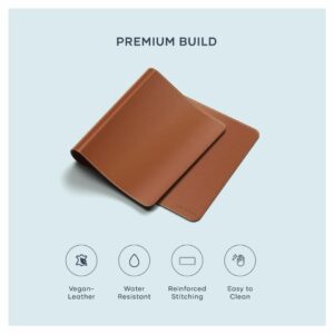 Satechi Vegan Leather Desk Mat PST-LPDM – Stylish, Tahan Air, dan Nyaman untuk Meja Kerja