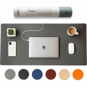 Nordik Leather Desk Mat PST-LPDM – Alas Meja Premium, Elegan & Tahan Lam