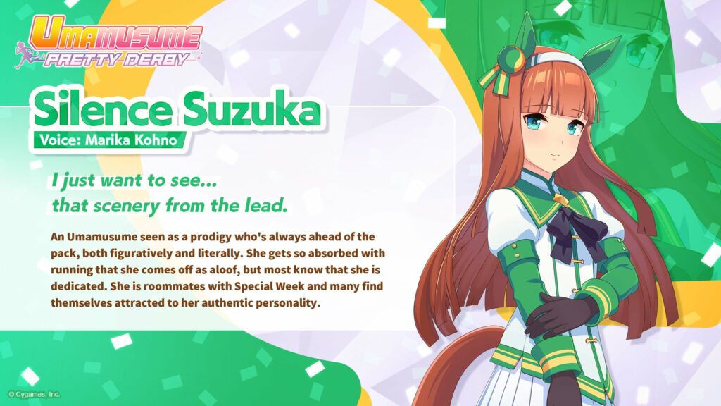 TITIP JEPANG - TITIPJEPANG - UMA MUSUME - UMA MUSUME: PRETTY DERBY - SILENCE SUZUKA - IRL SILENCE SUZUKA